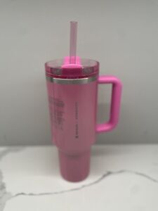 Stanley x Starbucks Exclusive 2024 Pink 40oz Tumbler NEW Release!!! - Sold on eBay January 14th, 2024 for $230.00 (1 bids) 