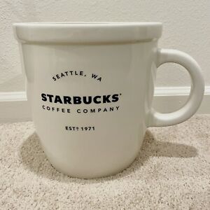 Starbucks Giant Abbey Classic Ceramic 138oz Limited Edition 10"x10" Mug 1 Gallon - Sold on eBay December 5th, 2023 for $390.00