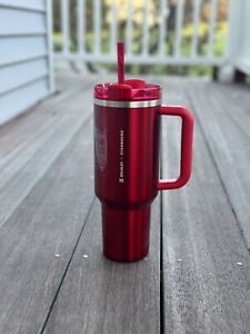 Starbucks x Stanley Red Holiday 2023 40 oz Tumbler/ Vacuum Cold-To-Go Cup - Sold on eBay December 1st, 2023 for $171.50 (19 bids) 