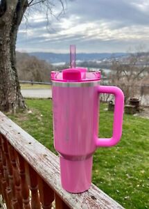 Brand New Stanley x Starbucks Target Exclusive Tumbler 40oz Winter Pink Cup - Sold on eBay February 17th, 2024 for $207.50 (4 bids) 
