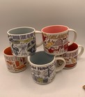 5 Starbucks Been There Coffee Mugs Cups Universal Studios CA Waikiki Orlando SF - Sold on eBay March 22nd, 2025 for $106.79