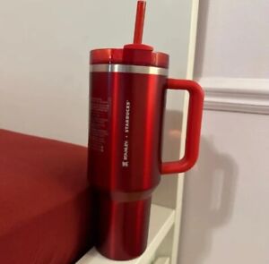 Starbucks Stanley Holiday 2023 Collab (40 oz) Red Tumbler Mug - Sold on eBay December 3rd, 2023 for $200.00