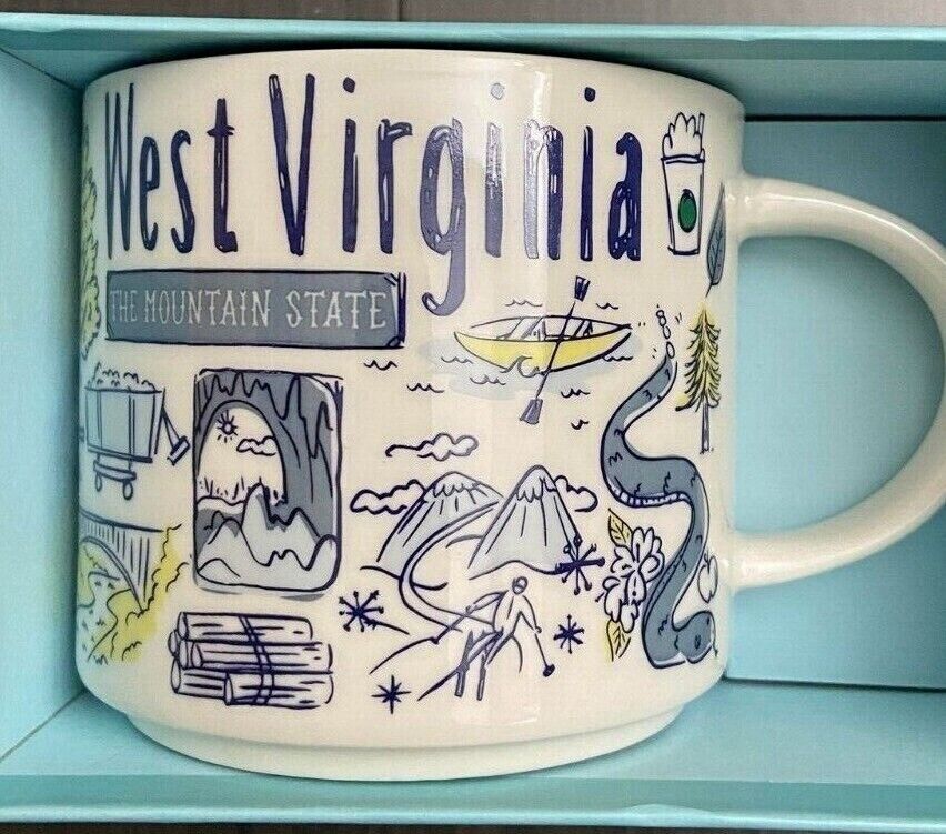 Starbucks Been There Mug- West Virginia- New With Box - Sold on eBay March 4th, 2025 for $150.00