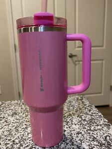 Stanley x Starbucks Pink 40oz Tumbler - Sold on eBay January 24th, 2024 for $227.50 (14 bids) 