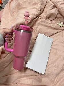 Brand New in box Stanley Starbucks holiday pink 40 oz tumbler! - Sold on eBay January 11th, 2024 for $275.00 (4 bids) 