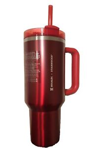 Starbucks + Stanley Holiday 2023 Red Tumbler Mug (40 oz) NEW Fast Free Ship - Sold on eBay November 25th, 2023 for $165.00