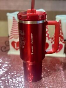 Starbucks + Stanley 2023 Holiday Red 40oz Tumbler Limited Edition NEW - Sold on eBay February 9th, 2024 for $260.00 (1 bids) 
