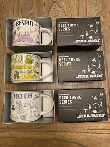 NIB Starbucks Been There Series 2020 Star Wars Hoth Bespin Dagobah Mug Set - Sold on eBay December 27th, 2023 for $450.00