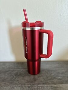 ?NEW LIMITED Starbucks x Stanley Cup Holiday 2023 Collab (40 oz) Red Tumbler ? - Sold on eBay November 16th, 2023 for $152.50 (58 bids) 