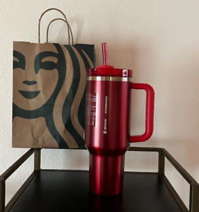NEW Starbucks X Stanley Limited Edition 40 FL OZ Stainless Steel Vacuum Cup - Sold on eBay November 9th, 2023 for $149.95