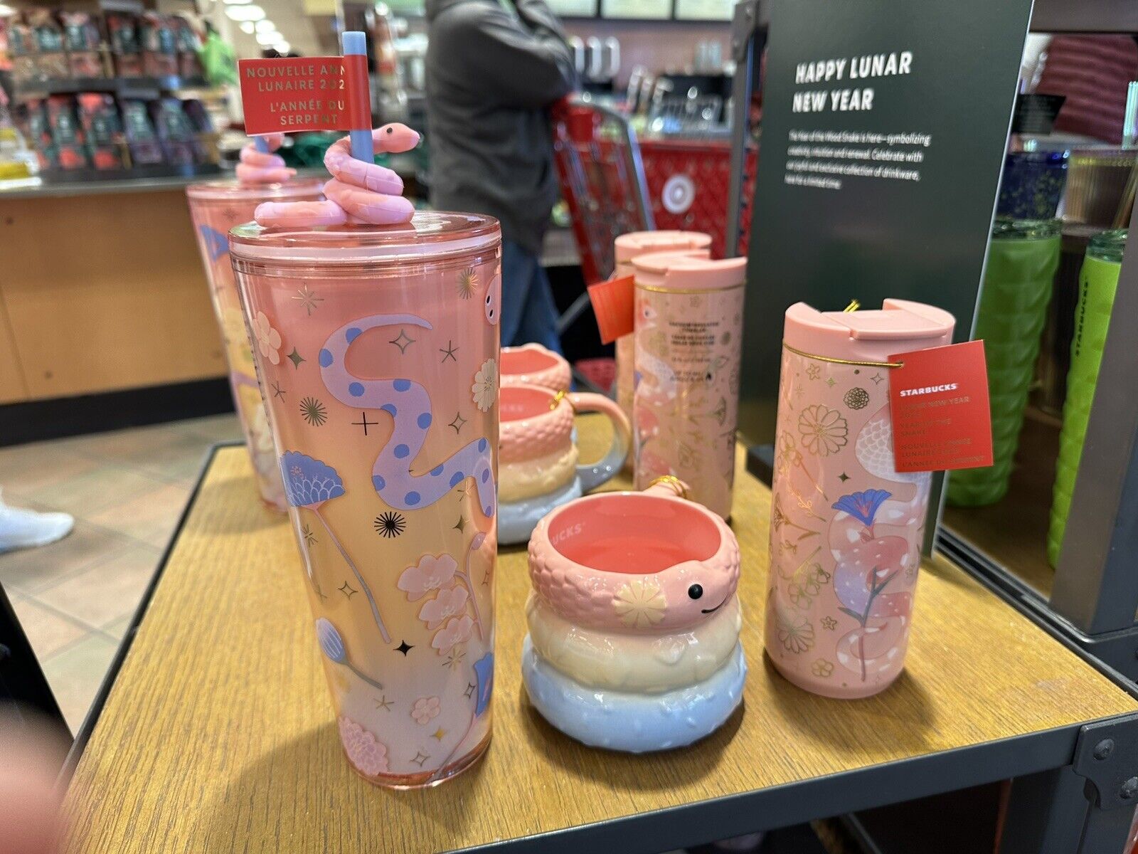 STARBUCKS LUNAR NEW YEAR WINTER 2025 3 Piece Set Mug Cup Tumbler Coffee Snake - Sold on eBay January 5th, 2025 for $115.00