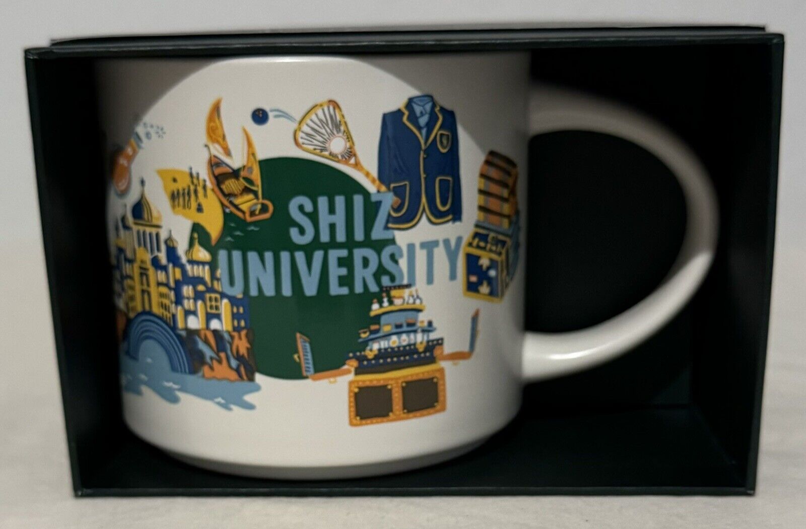 New Wicked Movie Starbucks 14oz Shiz University Mug from Universal Studios - Sold on eBay January 2nd, 2025 for $79.00
