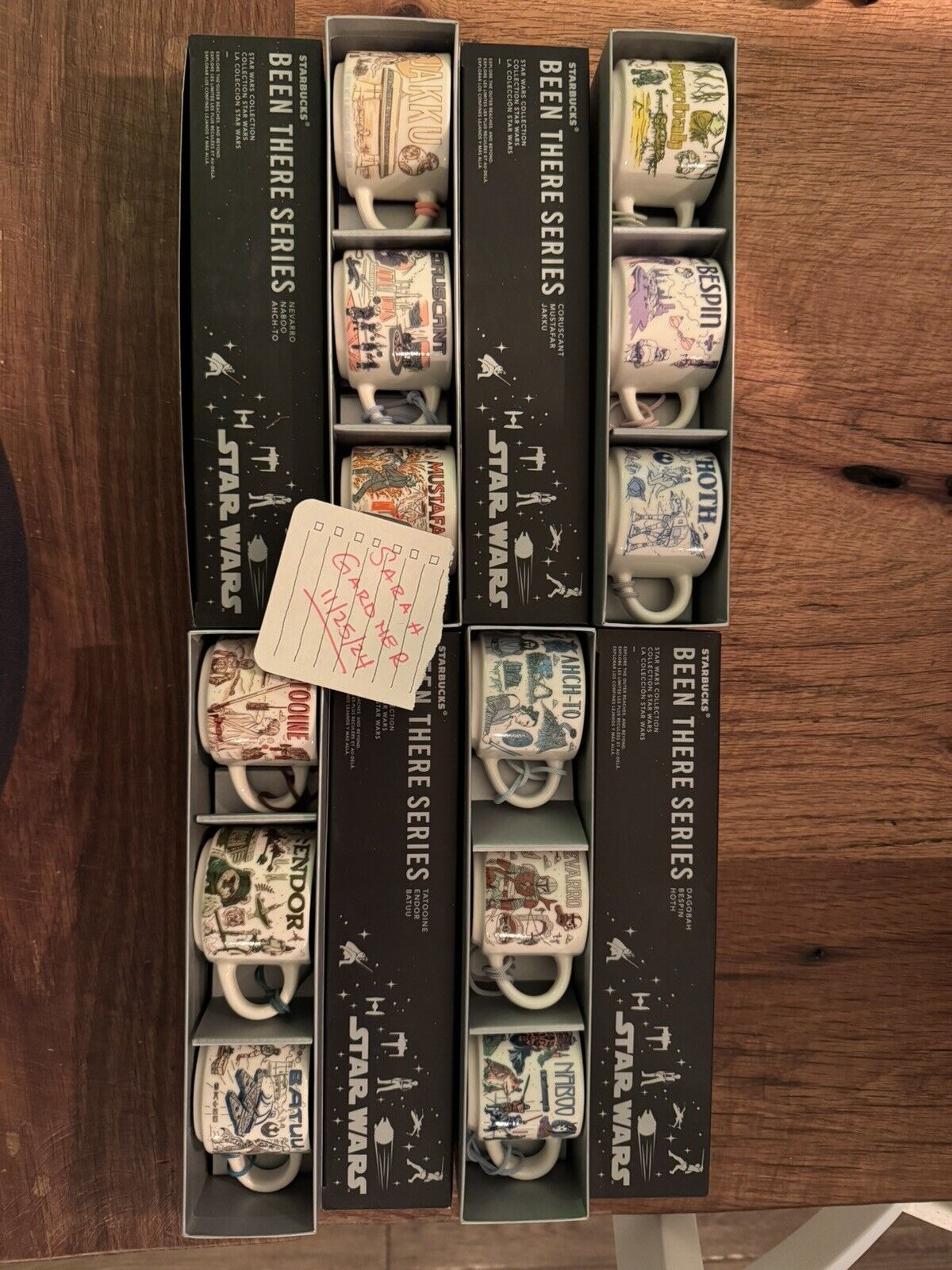Starbucks Star Wars Been There 2023 Ornaments Coffee Complete Set of 12 - Sold on eBay January 6th, 2025 for $400.00