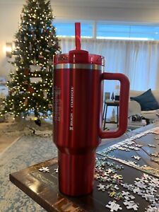 Limited Edition Starbucks X Stanley 40oz Red Cup Tumbler Rare Christmas 2023?? - Sold on eBay January 6th, 2024 for $207.50 (21 bids) 