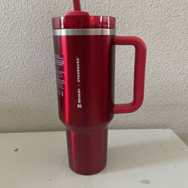 Starbucks Stanley Holiday 2023 Limited Edition 40 Oz. Red Tumbler Mug New - Sold on eBay November 1st, 2024 for $124.99