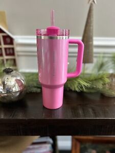 Stanley x Starbucks Exclusive 2024 Pink 40oz Tumbler NEW Early Release!!! - Sold on eBay January 3rd, 2024 for $205.00 (19 bids) 