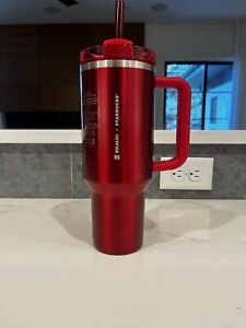 Starbucks X Stanley Holiday 2023 Collab (40 oz) Red Tumbler - Sold on eBay December 8th, 2023 for $150.00 (1 bids) 