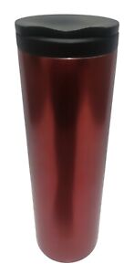 NEW STARBUCKS Stainless Steel Bright Red Vacuum Insulated Tumbler Cup 16 fl oz - Sold on eBay December 15th, 2023 for $218.99