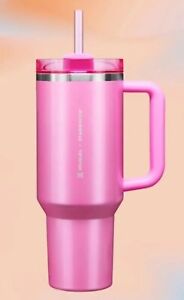 2024 Stanley x Starbucks Pink 40oz Tumbler New Target Exclusive IN HAND Ship Now - Sold on eBay January 7th, 2024 for $269.99