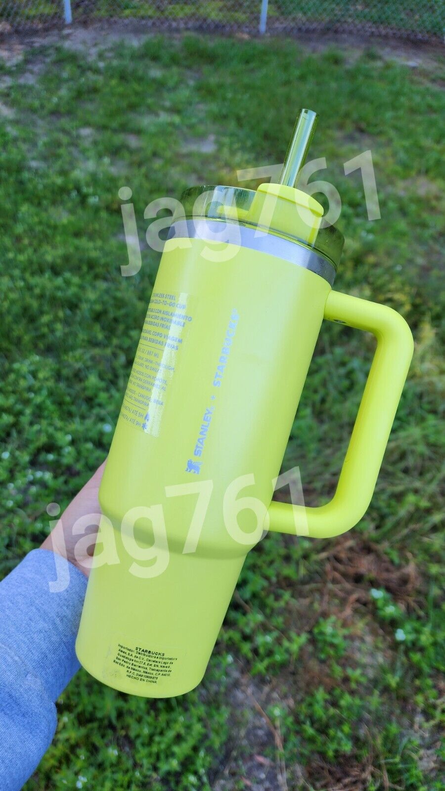stanley x starbucks Mexico 2024 Exclusive Limegreen 30 oz matte  (non shimmery) - Sold on eBay February 2nd, 2025 for $63.00