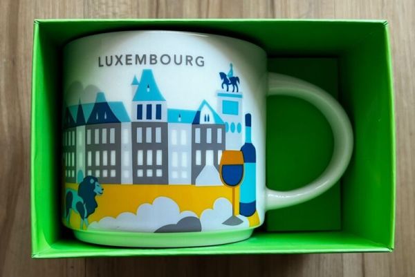 Starbucks LUXEMBOURG ?? YOU ARE HERE  Collection Coffee Mug 16oz Brand New