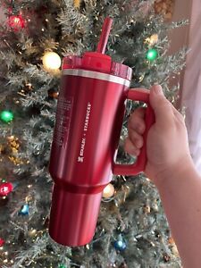 LIMITED Starbucks x Stanley Red Cup 40 oz HOLIDAY 2023 Brand New *SHIPS TODAY ? - Sold on eBay November 19th, 2023 for $163.50 (32 bids) 