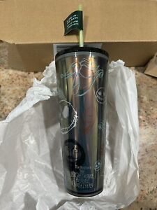 Disney Starbucks The Nightmare Before Christmas Tumbler with Straw IN HAND - Sold on eBay November 27th, 2023 for $159.00