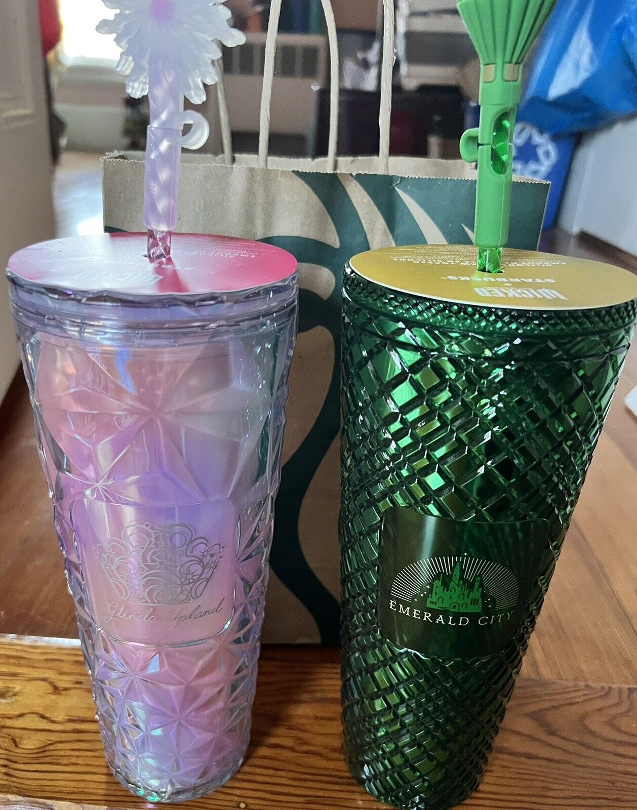 2024 Starbucks WICKED Emerald City & Glinda Wand Tumblers Free Ship US main Land - Sold on eBay November 24th, 2024 for $135.00