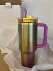 Starbucks Stanley Summer 2024 Multi Color Chrome Tumbler, 40 oz, BNIB