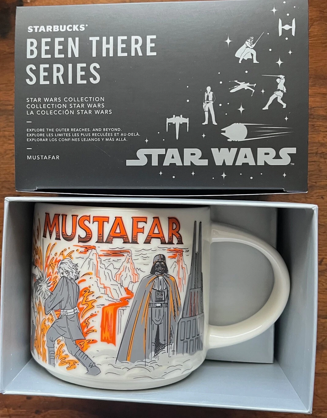 2023 Starbucks Disney Star Wars Been There Mug- Mustafar - Sold on eBay May 10th, 2025 for $95.00 (37 bids)