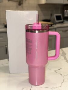 NEW/ TAGS Stanley x Starbucks Exclusive 2024 Winter Pink 40oz Tumbler SOLD OUT - Sold on eBay January 14th, 2024 for $295.00 (16 bids) 