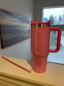 STANLEY x STARBUCKS Target Exclusive Tumbler 40 OZ Pink 2024 - Sold on eBay February 18th, 2024 for $180.00