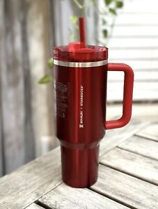 Starbucks + Stanley Holiday 2023 Red Tumbler Mug (40 oz) NEW Fast Free Ship - Sold on eBay November 22nd, 2023 for $185.00