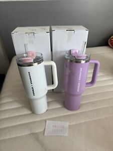 Philippines Starbucks X Stanley Floral Cream and Lavander 40oz. - Sold on eBay March 17th, 2024 for $301.00 (14 bids) 