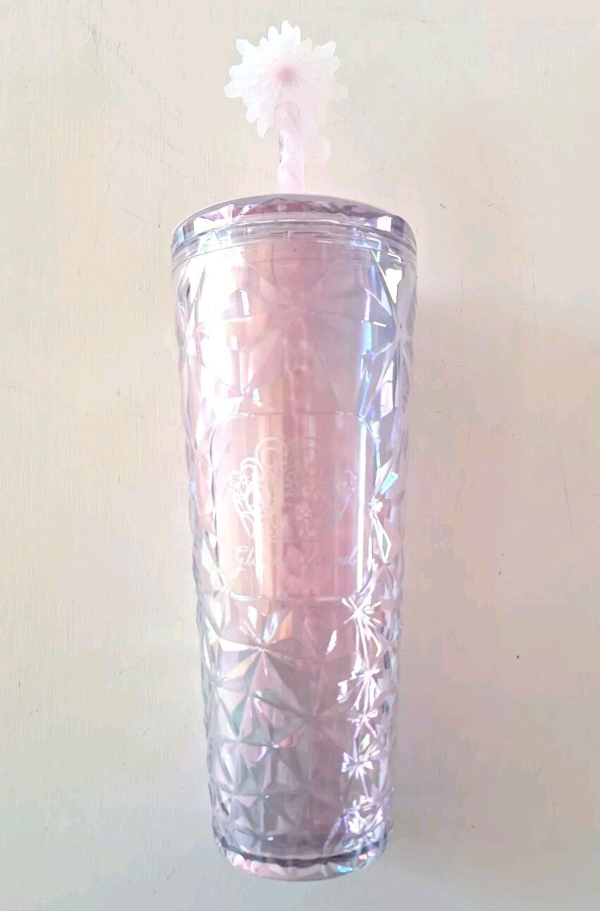 Starbucks & Wicked Glinda 24 oz Venti Tumbler Pink Magic Wand Straw 2024 NWT - Sold on eBay December 3rd, 2024 for $84.99