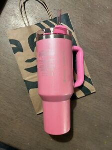 In Hand - Stanley x Starbucks Target Exclusive 2024 Pink 40oz Tumbler - Sold on eBay January 3rd, 2024 for $225.00