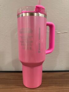 Stanley x Starbucks Winter Pink 40oz Tumbler (2024 Target Exclusive) New In Hand - Sold on eBay January 27th, 2024 for $200.00