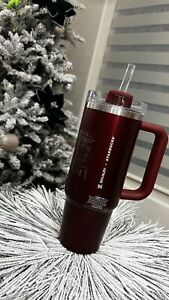 2023 Starbucks Stanley Holiday Tumbler Cup Mexico Release New Unused RED - Sold on eBay January 6th, 2024 for $295.00