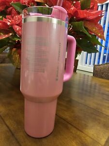 Stanley x Starbucks Exclusive 2024 Pink 40oz Tumbler NEW Release!!! - Sold on eBay January 22nd, 2024 for $210.00 (1 bids) 