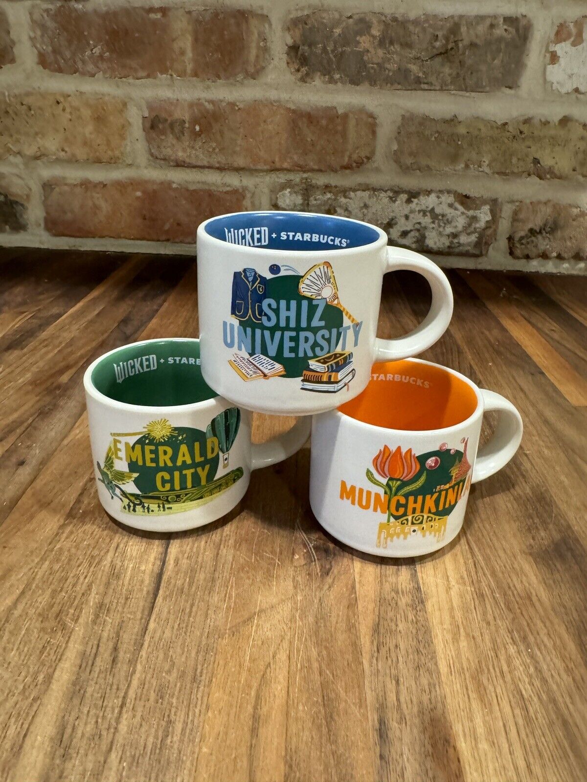 Wicked Starbucks Discovery Series Mini Mug Ornament 3 Set Universal Studios Shiz - Sold on eBay March 4th, 2025 for $64.99