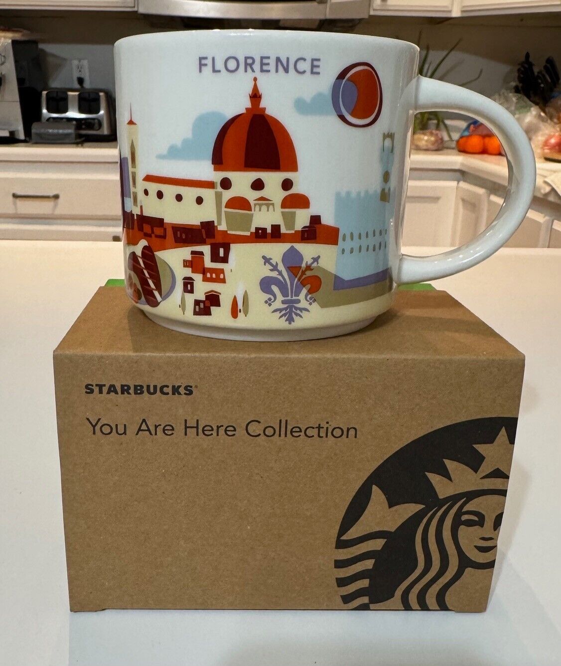 Starbucks mug YOU ARE HERE collection, 14oz NEW 2023 FLORENCE ITALY - Sold on eBay March 15th, 2025 for $70.00
