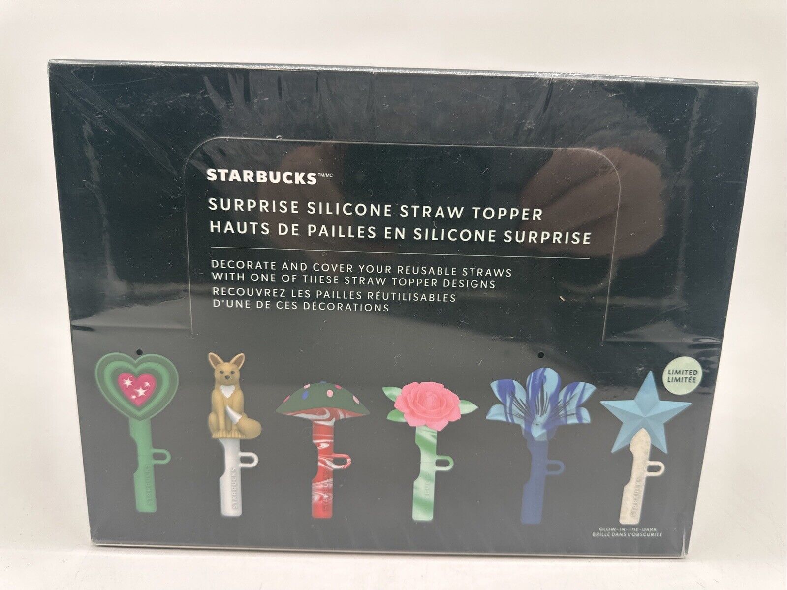 12 New Starbucks Surprise Silicone Straw Topper Mystery Box 2024 Limited - Sold on eBay January 14th, 2025 for $99.00