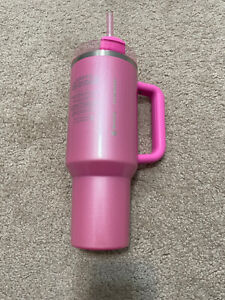 Starbucks x Stanley 40 oz Tumbler Pink Valentines Day 2024 Exclusive NEW IN HAND - Sold on eBay January 21st, 2024 for $203.50 (8 bids) 