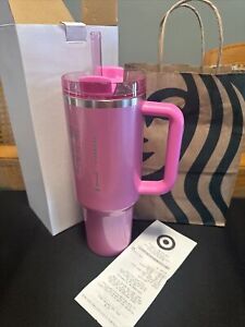 Stanley x Starbucks Winter Pink 40oz Tumbler (2024 Target Exclusive) New In Hand - Sold on eBay January 19th, 2024 for $299.99 (1 bids) 