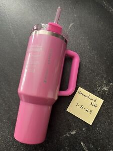 Starbucks x Stanley Winter Pink 40oz Quencher Tumbler *LIMITED RELEASE* Jan 2024 - Sold on eBay January 5th, 2024 for $225.00