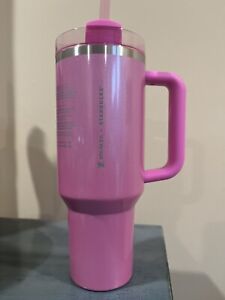 Stanley x Starbucks Exclusive 2024 Pink 40oz Tumbler NEW Early Release!!! - Sold on eBay December 28th, 2023 for $210.00