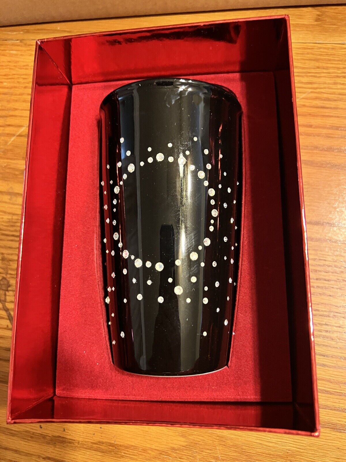 Starbucks Swarovski Crystal Black Travel Tumbler Mug Rare Limited Edition 2015 - Sold on eBay November 26th, 2024 for $93.99