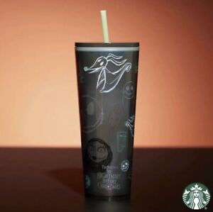 2023 Disney The Nightmare Before Christmas Starbucks Tumbler Cup In Hand - Sold on eBay February 3rd, 2024 for $199.95