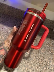 Starbucks Stanley Holiday (40 oz) Red Tumbler 2023 / Brand New!!! - Sold on eBay December 1st, 2023 for $200.00 (22 bids) 
