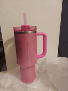Stanley X Starbucks Tumbler 40z Exclusive Jan 3rd 2024 Pink New - Sold on eBay January 8th, 2024 for $299.99